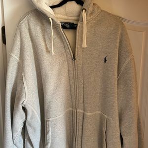 Extra thick Polo zip front hoodie (used)